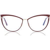 トム フォード トム フォード Tom Ford FT5877-B 069 青-Light Block サングラス - 女性用 - バーガンディ