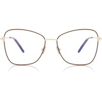 トム フォード トム フォード Tom Ford FT5906-B 046 青-Light Block サングラス - 女性用 - 茶色