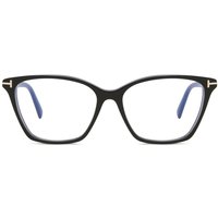 トム フォード トム フォード Tom Ford FT5949-B 001 青-Light Block サングラス - 女性用 - 黒