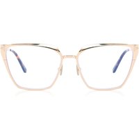 トム フォード トム フォード Tom Ford FT5945-B 028 青-Light Block サングラス - 女性用 - 金色