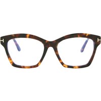 Tom Ford FT5965-B 052 Blue-Light Block Women’s Eyeglasses Tortoiseshell Size 53 - Blue Light Block Available