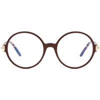 Tom Ford FT5914-B 071 Blue-Light Block Women’s Eyeglasses Burgundy Size 53 - Blue Light Block Available