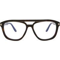 Tom Ford FT6024-B 052 Blue-Light Block Men's Eyeglasses Size 56 - Blue Light Block Available