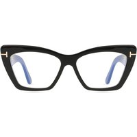Tom Ford FT6026-B 001 Blue-Light Block Women’s Eyeglasses Size 56 - Blue Light Block Available
