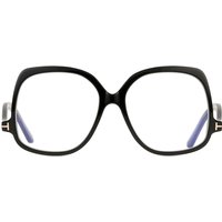 Tom Ford FT5968-B 001 Blue-Light Block Women’s Eyeglasses Black Size 54 - Blue Light Block Available