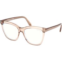 トム フォード トム フォード Tom Ford FT6042-B 045 青-Light Block サングラス - 女性用 - 茶色