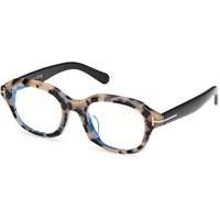 トム フォード トム フォード Tom Ford FT6005-D-B アジアフィット 055 青-Light Block サングラス - 男性用 - べっ甲shell