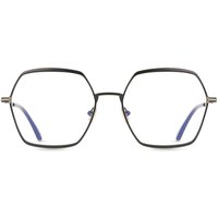 Tom Ford FT6050-B 001 Blue-Light Block Women’s Eyeglasses Black Size 56 - Blue Light Block Available