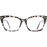 トム フォード トム フォード Tom Ford FT5709-B 56A 青-Light Block サングラス - 女性用 - べっ甲shell