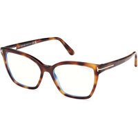 トム フォード トム フォード Tom Ford FT5812-B 053 青-Light Block サングラス - 女性用 - べっ甲shell