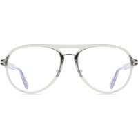 Tom Ford FT5981-B 020 Blue-Light Block Men's Eyeglasses Clear Size 57 - Blue Light Block Available