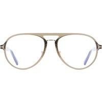 Tom Ford FT5981-B 093 Blue-Light Block Men's Eyeglasses Green Size 57 - Blue Light Block Available