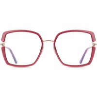 Tom Ford FT5985-B 075 Blue-Light Block Women’s Eyeglasses Pink Size 55 - Blue Light Block Available
