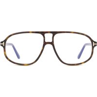Tom Ford FT6082-B 052 Blue-Light Block Men's Eyeglasses Tortoiseshell Size 57 - Blue Light Block Available