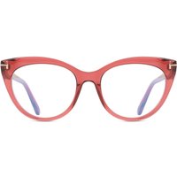 Tom Ford FT6091-B 069 Blue-Light Block Women’s Eyeglasses Clear Size 53 - Blue Light Block Available