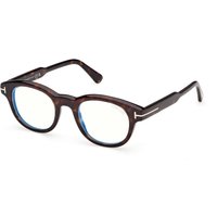 トム フォード トム フォード Tom Ford FT6121-B 052 青-Light Block サングラス - 男性用 - べっ甲shell