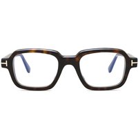 Tom Ford FT6123-B 052 Blue-Light Block Men's Eyeglasses Tortoiseshell Size 48 - Blue Light Block Available