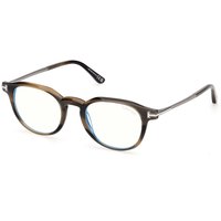 Tom Ford FT6125-B 055 Blue-Light Block Men's Eyeglasses Tortoiseshell Size 49 - Blue Light Block Available