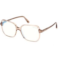 トム フォード トム フォード Tom Ford FT5578-B 045 青-Light Block サングラス - 女性用 - 茶色
