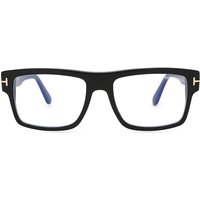 Tom Ford FT6168-B 001 Blue-Light Block Men's Eyeglasses Black Size 55 - Blue Light Block Available