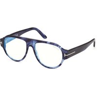 トム フォード トム フォード Tom Ford FT6178-B 055 青-Light Block サングラス - 男性用 - べっ甲shell