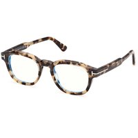 トム フォード トム フォード Tom Ford FT6181-B 055 青-Light Block サングラス - 男性用 - べっ甲shell