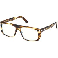 トム フォード トム フォード Tom Ford FT6182-B 056 青-Light Block サングラス - 男性用 - べっ甲shell