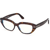 Tom Ford FT6190-B 052 Blue-Light Block Women’s Eyeglasses Tortoiseshell Size 53 - Blue Light Block Available