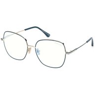 トム フォード トム フォード Tom Ford FT6196-B 087 青-Light Block サングラス - 女性用 - 青