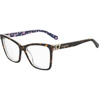 Moschino Love MOL586 086 Women’s Eyeglasses Tortoiseshell Size 54 - Blue Light Block Available