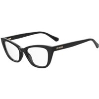 Moschino Love MOL636 807 Women’s Eyeglasses Black Size 52 - Blue Light Block Available
