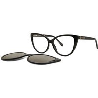 Moschino Love MOL066/CS with Clip-On 807/70 Women’s Eyeglasses Black Size 54 - Blue Light Block Available