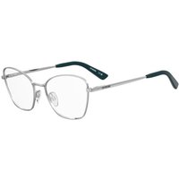 Moschino Love MOL677 010 Women’s Eyeglasses Silver Size 55 - Blue Light Block Available
