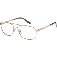 CAT CTO 3030 001 Men's Eyeglasses Gold Size 58 - Blue Light Block Available