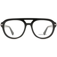 Salvatore Ferragamo SF3016 001 Men's Eyeglasses Black Size 54 - Blue Light Block Available
