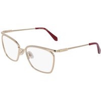 Salvatore Ferragamo SF2235 710 Women’s Eyeglasses Gold Size 55 - Blue Light Block Available