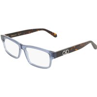 Salvatore Ferragamo SF3061 432 Men's Eyeglasses Blue Size 56 - Blue Light Block Available