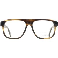 Salvatore Ferragamo SF3063 323 Men's Eyeglasses Brown Size 56 - Blue Light Block Available