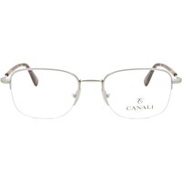 Canali CO302 C01 Men's Eyeglasses Silver Size 51 - Blue Light Block Available