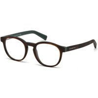 Zegna EZ5104 A56 Men's Eyeglasses Tortoiseshell Size 50 - Blue Light Block Available