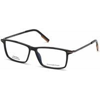 Zegna EZ5204 001 Men's Eyeglasses Black Size 58 - Blue Light Block Available