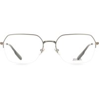 Zegna EZ5226 009 Men's Eyeglasses Grey Size 55 - Blue Light Block Available