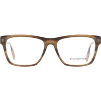 Zegna EZ5231 050 Men's Eyeglasses Brown Size 56 - Blue Light Block Available