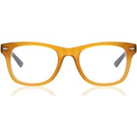 子供用 長方形 プラスチック 茶色 サングラス - アンチブルーライト - SmartBuy Collection