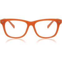 子供用 正方形 プラスチック 橙色 サングラス - アンチブルーライト - SmartBuy Collection