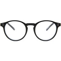 子供用 楕円形 プラスチック 黒 サングラス - アンチブルーライト - SmartBuy Collection