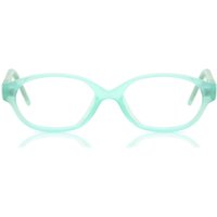 子供用 楕円形 プラスチック 緑 サングラス - アンチブルーライト - SmartBuy Collection