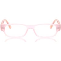Square Full Rim Plastic Kids' Prescription Eyeglasses Online Pink Size 43 - Free Lenses - Blue Light Block Available - SmartBuy Collection