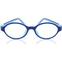 子供用 楕円形 プラスチック 青 サングラス - アンチブルーライト - SmartBuy Collection