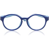 子供用 円形 プラスチック 青 サングラス - アンチブルーライト - SmartBuy Collection